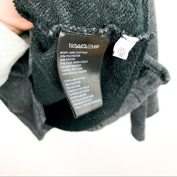 Truly Madly Deeply - Long Sleeve Wide Scoop Neck Grey Sweater - Picture 6 of 9